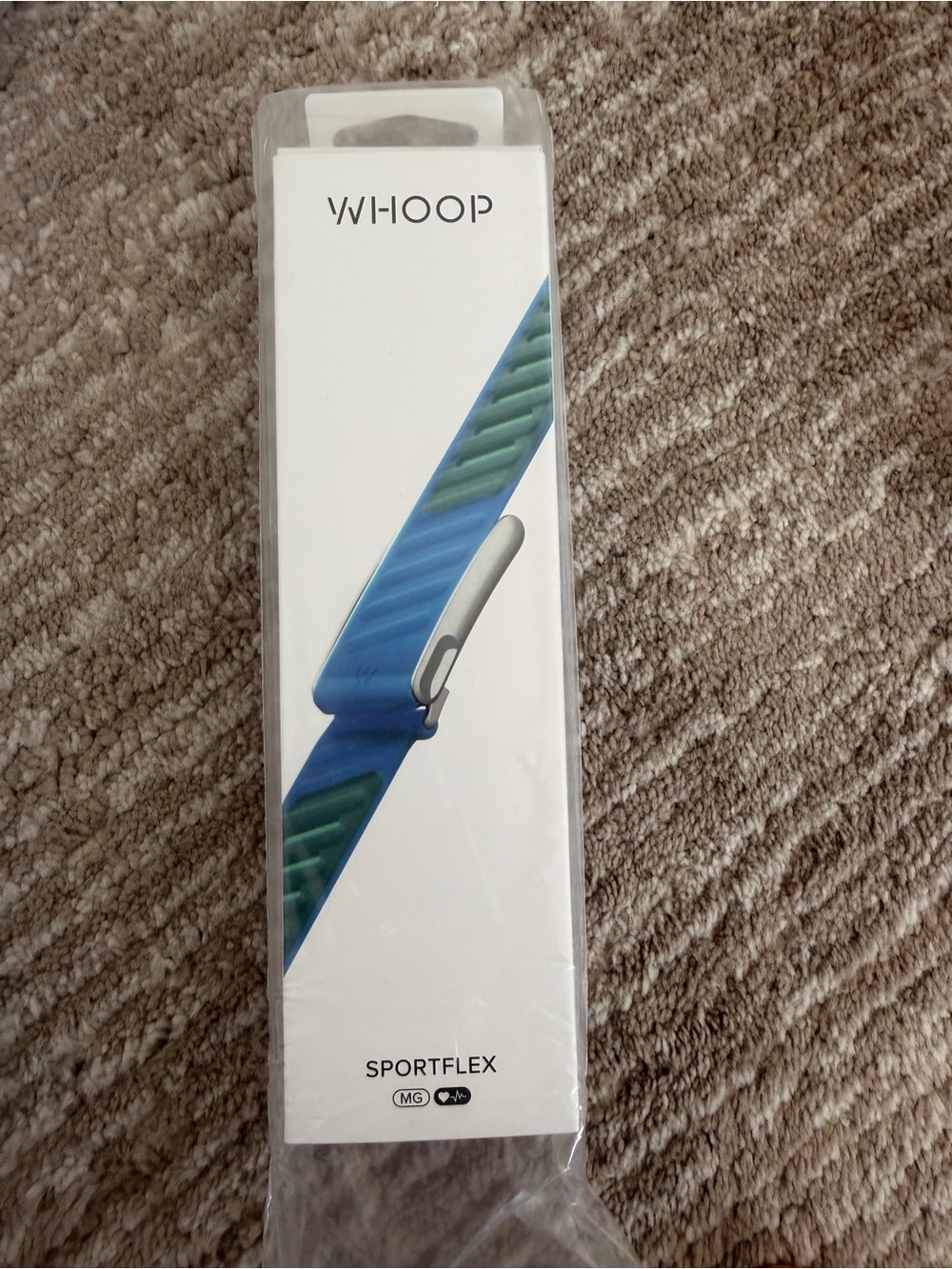 Whoop Sport Flex band in color riptide